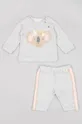 сірий Cпортивний костюм для немовлят zippy Для дівчаток