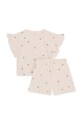 Konges Sløjd komplet bawełniany dziecięcy wzorzyste beżowy KS4609