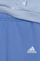голубой Детский спортивный костюм adidas