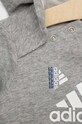 Chłopiec adidas dres dziecięcy I BLUV FL HR5883 szary