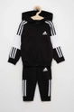 чорний Дитячий спортивний костюм adidas LK 3S TS Дитячий