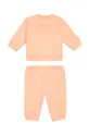 Detská súprava Calvin Klein Jeans oranžová