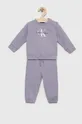 фіолетовий Дитячий комплект Calvin Klein Jeans Дитячий