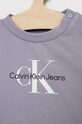 Chłopiec Calvin Klein Jeans komplet dziecięcy IN0IN00017.PPYX fioletowy
