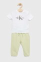 Σετ μωρού Calvin Klein Jeans IN0IN00011.PPYX πράσινο SS23