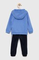 adidas dres dziecięcy I 3S FZ FL JOG HR5865 niebieski SS23