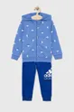 Детский спортивный костюм adidas LK BLUV FT голубой