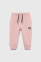 Komplet za dojenčka Tommy Hilfiger roza KN0KN01549.PPYX