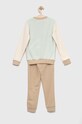 Chłopiec adidas Originals dres dziecięcy HK9820 beżowy