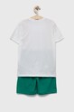 Παιδικό βαμβακερό σετ United Colors of Benetton 3096CK006.G.SEASONAL πράσινο SS23