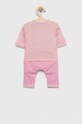 Βρεφική βαμβακερή φόρμα United Colors of Benetton 3ZK6A102R.W.SEASONAL ροζ SS23