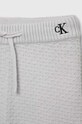 Chłopiec Calvin Klein Jeans komplet bawełniany niemowlęcy IN0IN00102.PPYX szary