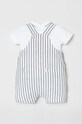 OVS komplet bawełniany niemowlęcy 1785102.Newborn biały SS23