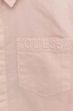 Guess koszula bawełniana dziecięca różowy L3RH06.W9CL0.PPYX