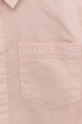 ροζ Παιδικό βαμβακερό πουκάμισο Guess