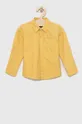 κίτρινο Παιδικό βαμβακερό πουκάμισο Guess Για αγόρια