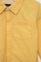 Дитяча бавовняна сорочка Guess жовтий