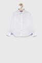 Pepe Jeans camasa de bumbac pentru copii lung alb PB302313