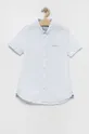 λευκό Παιδικό βαμβακερό πουκάμισο Pepe Jeans Misterton Για αγόρια