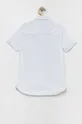 Παιδικό βαμβακερό πουκάμισο Pepe Jeans Misterton λευκό
