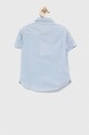 Pepe Jeans camasa de bumbac pentru copii Misterton PB302320 albastru SS23