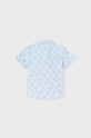 Mayoral koszula bawełniana niemowlęca 1110.3E.BABY niebieski SS23