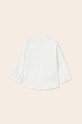 Mayoral koszula z domieszką lnu dziecięca 1114.3A.BABY biały SS23