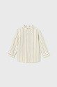 Mayoral koszula z domieszką lnu dziecięca 1114.3A.BABY multicolor SS23