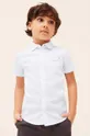 bijela Dječja pamučna košulja Mayoral Za dječake