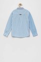 Dětská košile Tommy Hilfiger KB0KB08142.PPYX modrá SS23