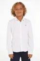 biały Tommy Hilfiger koszula bawełniana dziecięca Chłopięcy