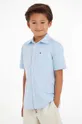 μπλε Παιδικό πουκάμισο Tommy Hilfiger translations.productCard.imageAltSexType.boy