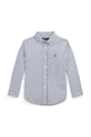 Дитяча бавовняна сорочка Polo Ralph Lauren довгий темно-синій 322862260002