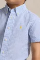 mornarsko modra Otroška bombažna srajca Polo Ralph Lauren
