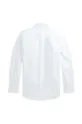 Otroška lanena srajca Polo Ralph Lauren bela