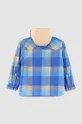 modrá Detská bavlnená košeľa Coccodrillo