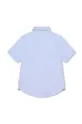 Παιδικό βαμβακερό πουκάμισο BOSS μπλε