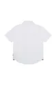 Παιδικό βαμβακερό πουκάμισο BOSS λευκό