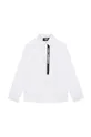 λευκό Παιδικό βαμβακερό πουκάμισο Karl Lagerfeld Για αγόρια