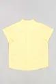 Παιδικό πουκάμισο από λινό μείγμα zippy κίτρινο
