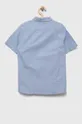 Παιδικό βαμβακερό πουκάμισο GAP μπλε