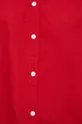 Βαμβακερό πουκάμισο Tommy Hilfiger κόκκινο