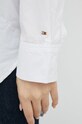 Βαμβακερό πουκάμισο Tommy Hilfiger WW0WW35724.PPYX λευκό