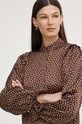 Košeľa Bruuns Bazaar Acacia Fria hnedá BBW3195