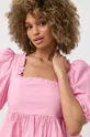 ροζ Βαμβακερή μπλούζα Custommade Darine