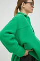 зелений Вовняна куртка Samsoe Samsoe