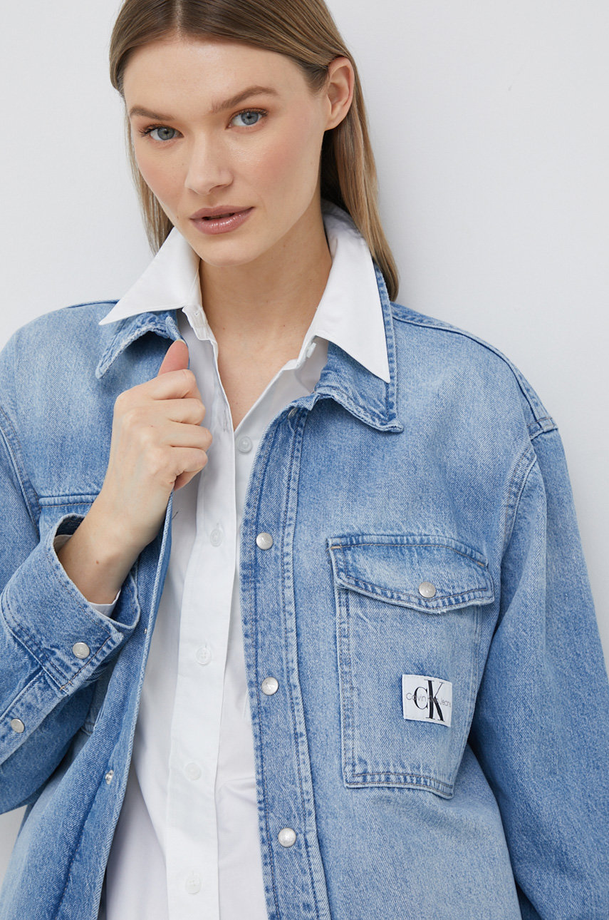 albastru deschis Calvin Klein Jeans camasa jeans