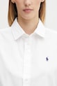 Бавовняна сорочка Polo Ralph Lauren білий 211891376