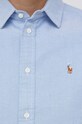 Bavlněná košile Polo Ralph Lauren 211891377 modrá AA00