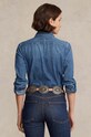 Джинсова сорочка Polo Ralph Lauren 211899526 темно-синій AW23